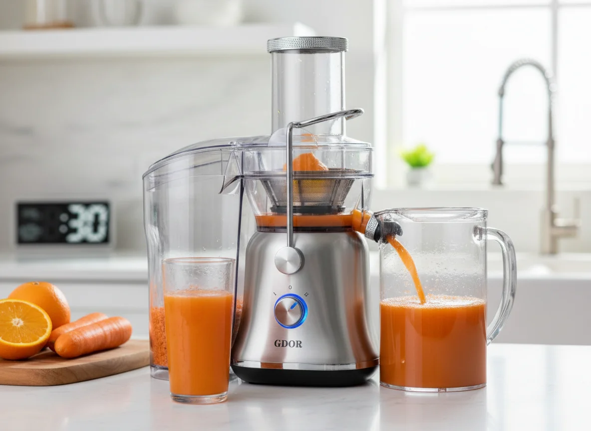 Fresh juice from centrifugal juicer